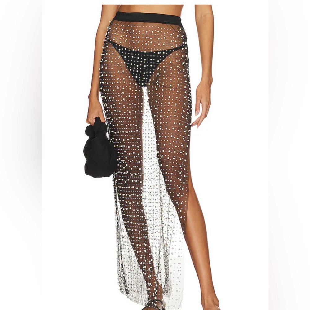 Beachbunny Girl Gang Maxi Skirt in BlackBeach